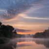 Mist, fog, insomnia, mgła, bezsenność, świt, wschód słońca, sunrise,, dawn, landscape, krajobraz