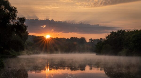 Mist, fog, insomnia, mgła, bezsenność, świt, wschód słońca, sunrise,, dawn, landscape, krajobraz